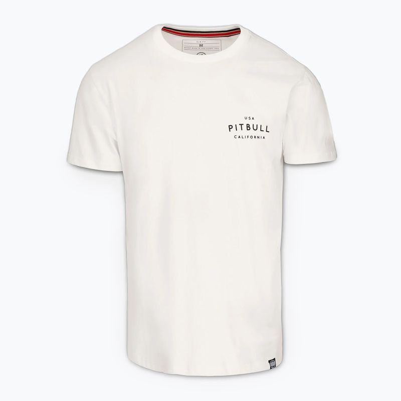 Tricou pentru bărbați Pitbull USA CAL off white 4