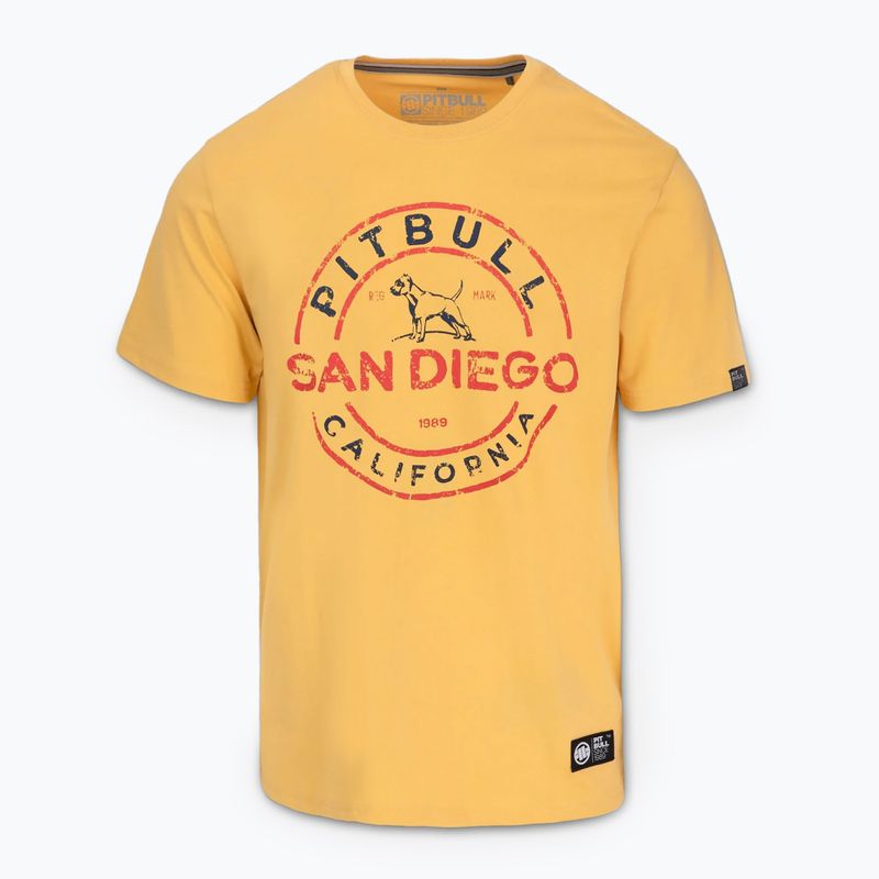 Tricou pentru bărbați Pitbull San Diego Ins. pale yellow 4