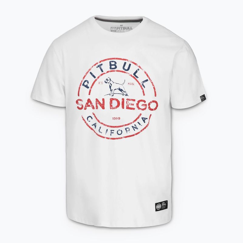 Tricou pentru bărbați Pitbull San Diego Ins. white/blue 4