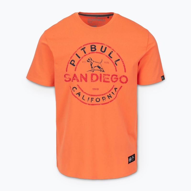 Tricou pentru bărbați Pitbull San Diego Ins. fluo orange 4