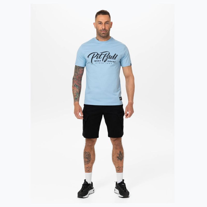 Tricou pentru bărbați Pitbull El Jeffe light blue 2