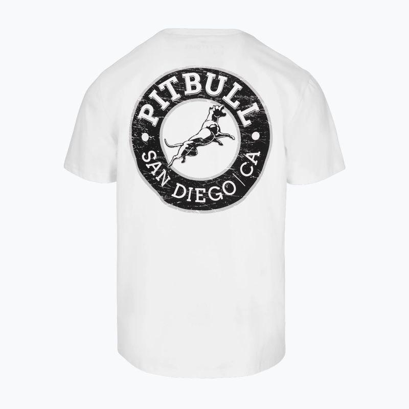 Tricou pentru bărbați Pitbull San Diego CA black/white 6