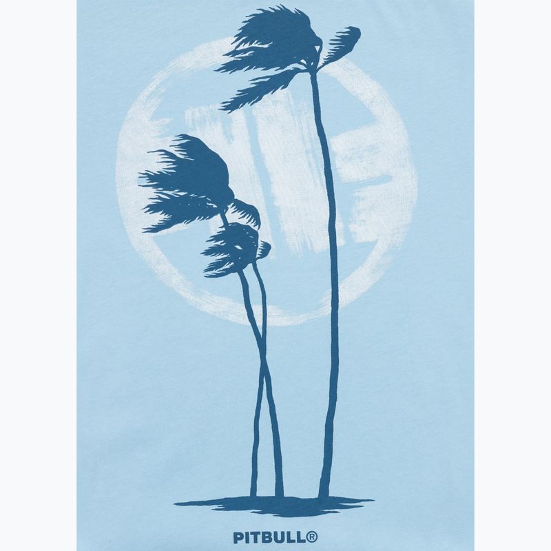 Tricou pentru bărbați Pitbull Palms light blue 7
