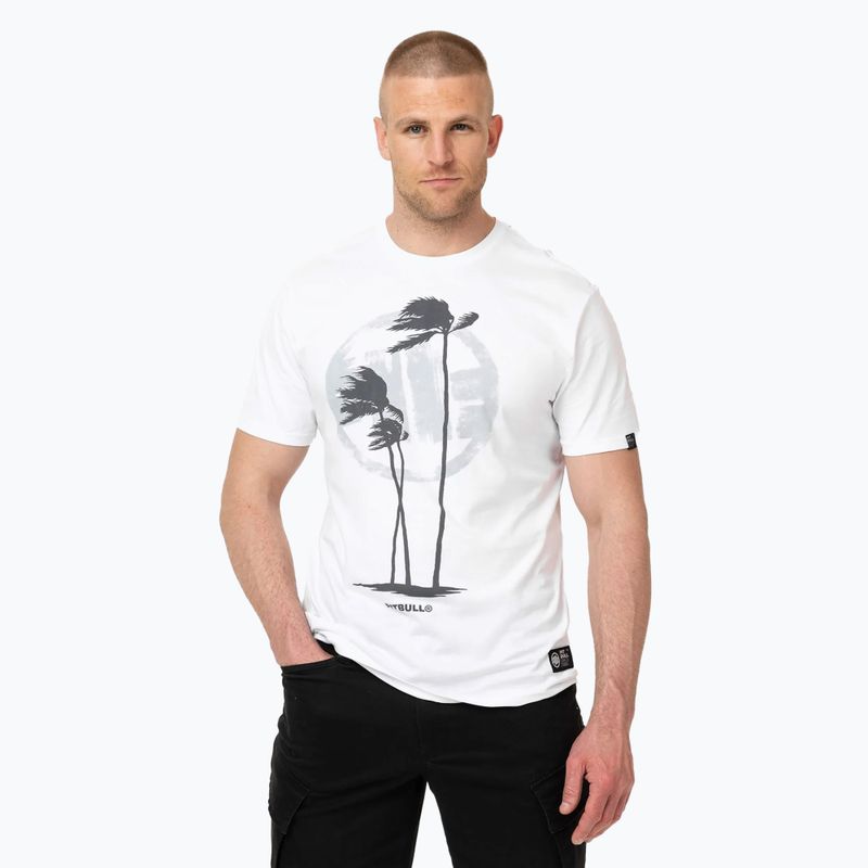Tricou pentru bărbați Pitbull Palms white