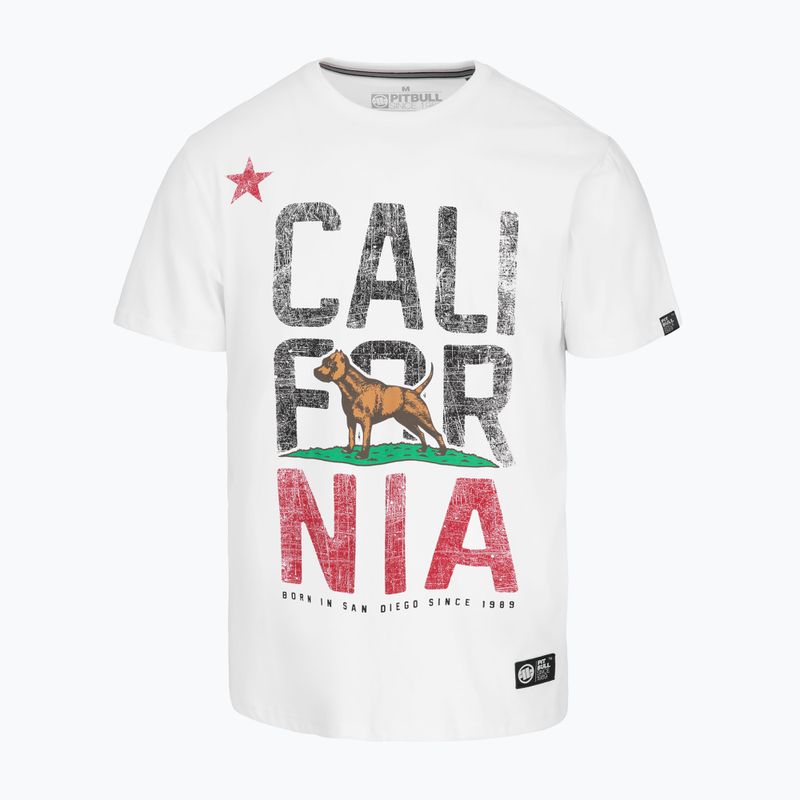 Tricou pentru bărbați Pitbull California white