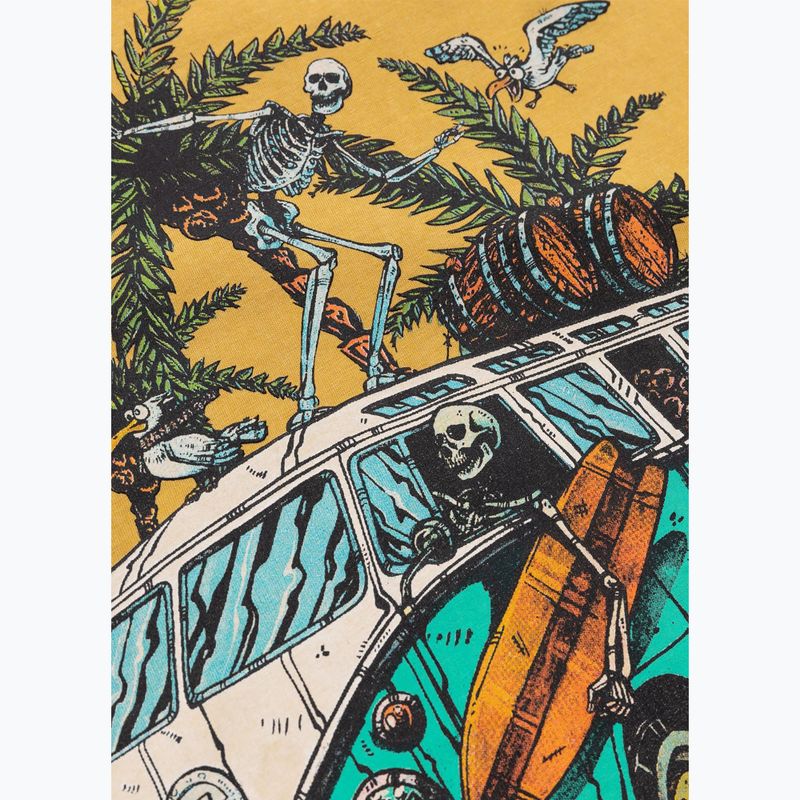 Tricou pentru bărbați Pitbull Open Beach washed yellow 8