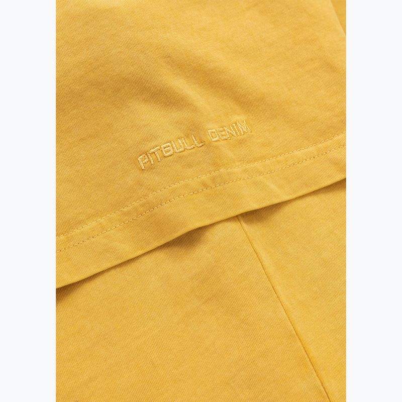 Tricou pentru bărbați Pitbull Open Beach washed yellow 10