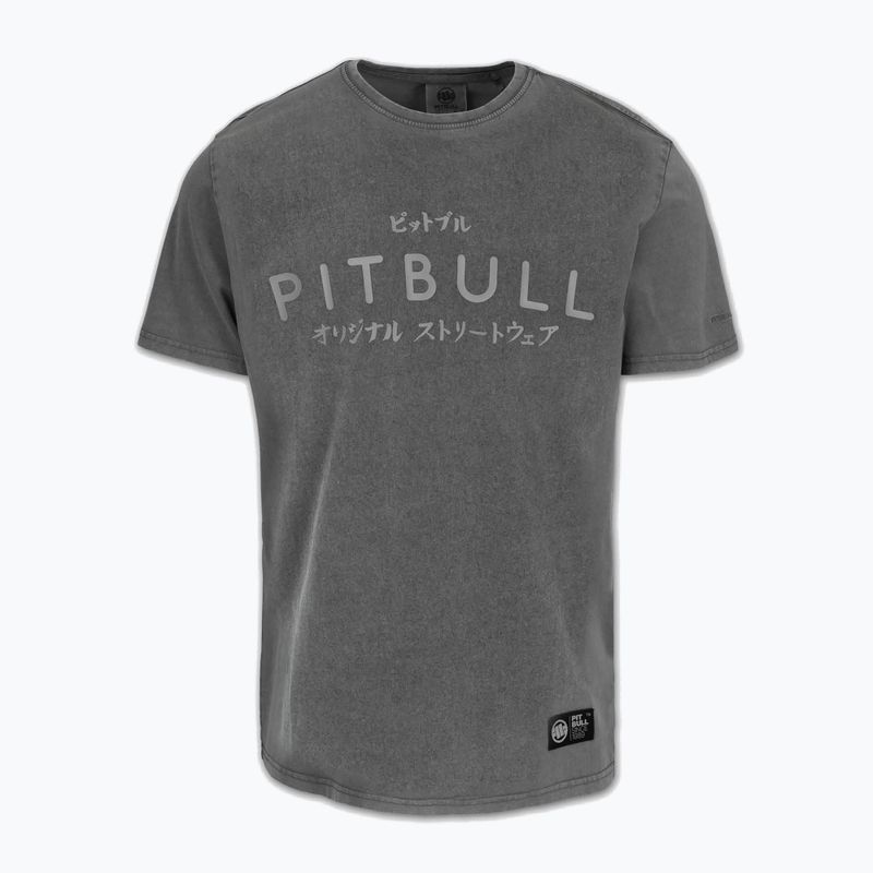 Tricou pentru bărbați Pitbull Mt. Fuji washed grey
