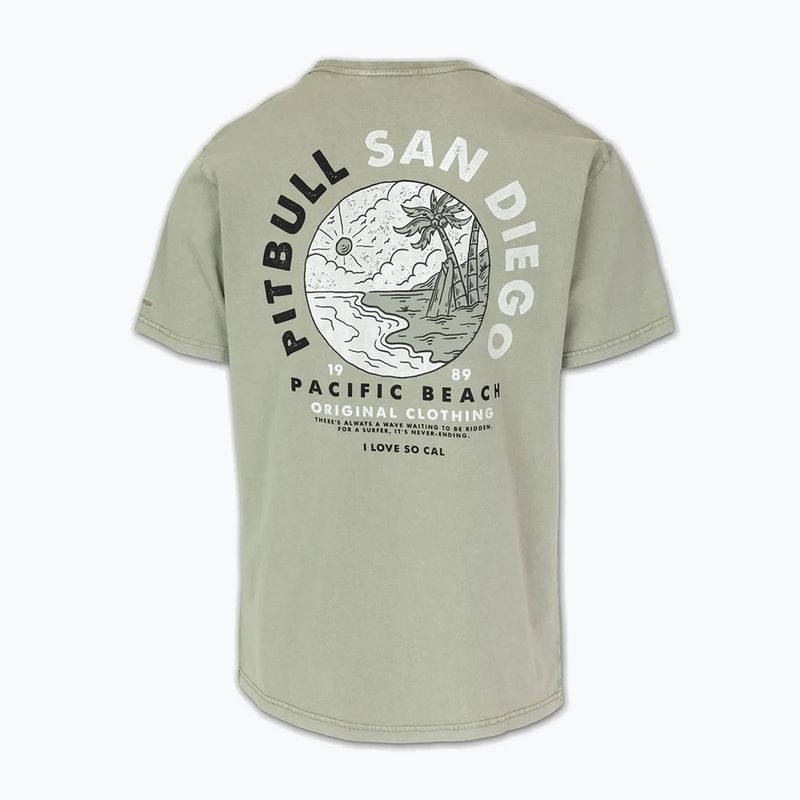 Tricou pentru bărbați Pitbull Planet Surf dusty salvia 5