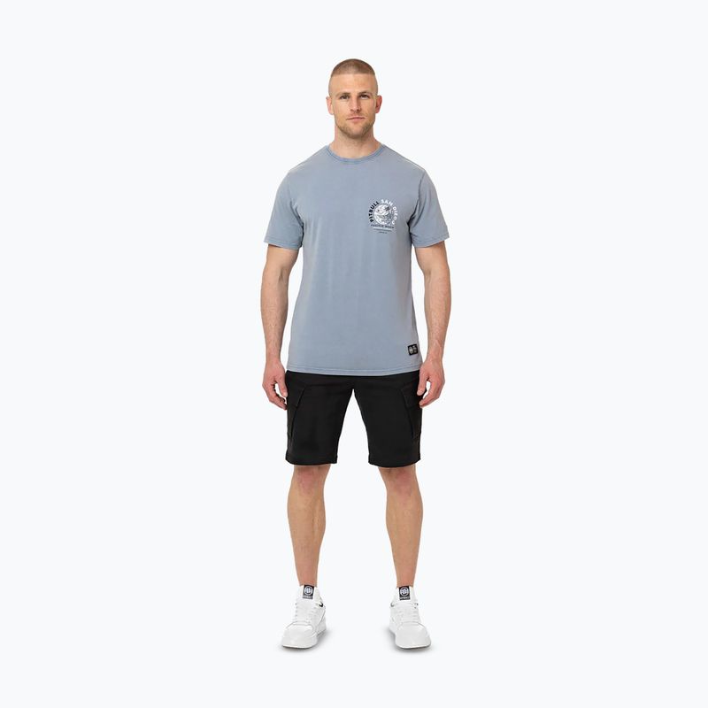 Tricou pentru bărbați Pitbull Planet Surf washed blue 2