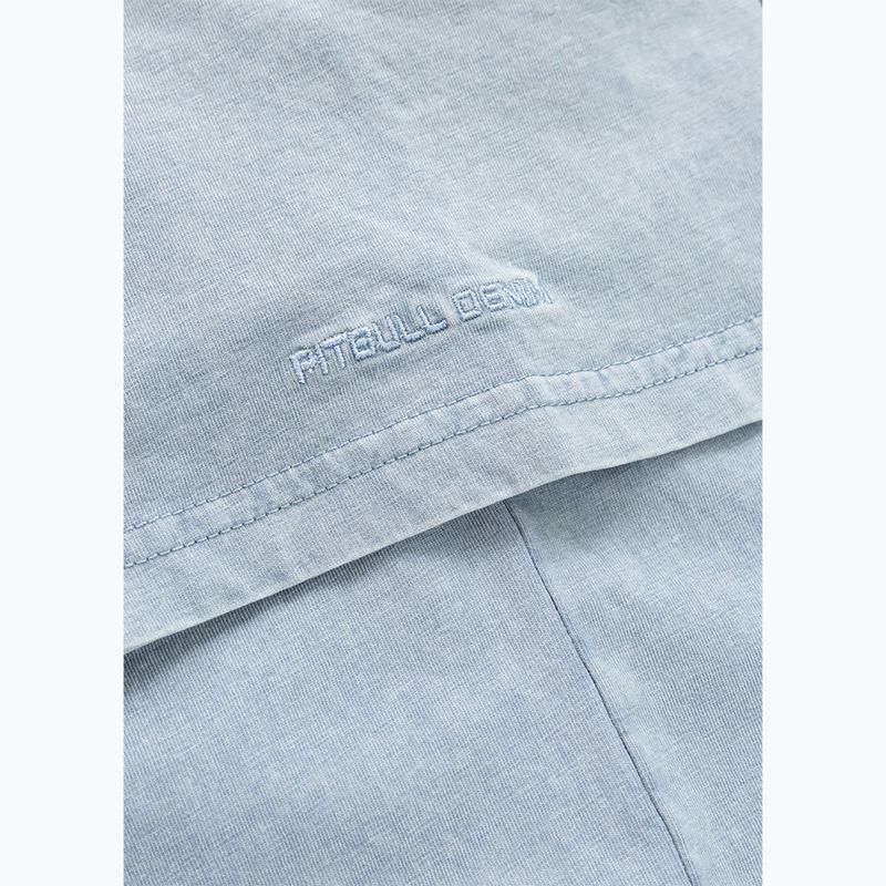 Tricou pentru bărbați Pitbull Planet Surf washed blue 11