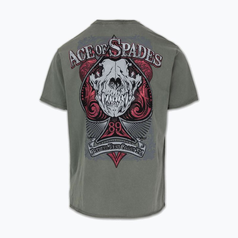 Tricou pentru bărbați Pitbull Ace Of Spades muted green 2