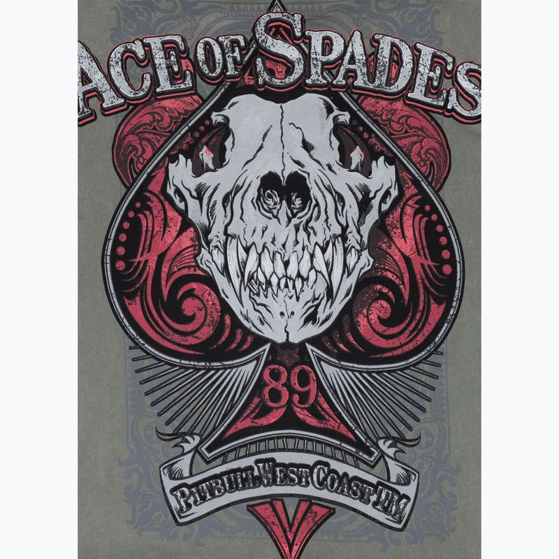 Tricou pentru bărbați Pitbull Ace Of Spades muted green 5