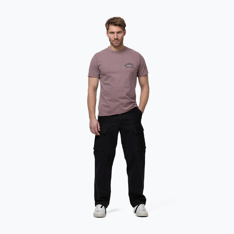Tricou pentru bărbați Pitbull Pacyfic dusty burgundy 2