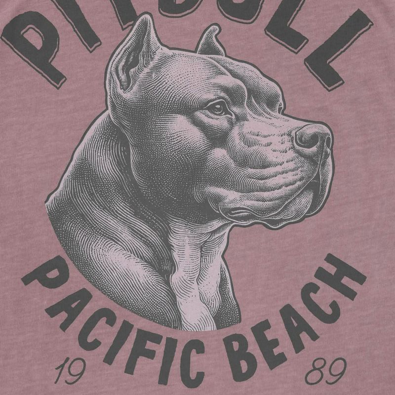 Tricou pentru bărbați Pitbull Pacyfic dusty burgundy 5