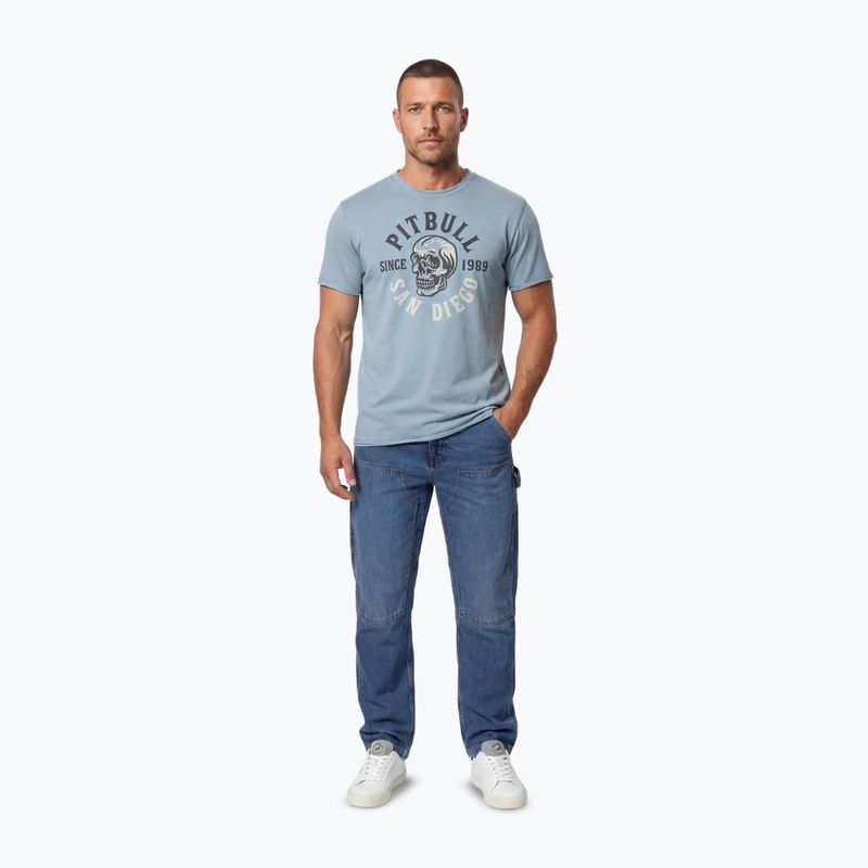 Tricou pentru bărbați Pitbull Shkull Logo blue 2