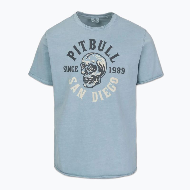 Tricou pentru bărbați Pitbull Shkull Logo blue
