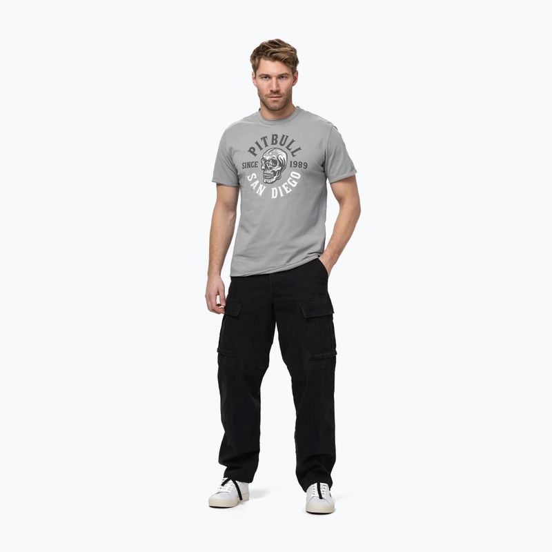 Tricou pentru bărbați Pitbull Shkull Logo grey 2