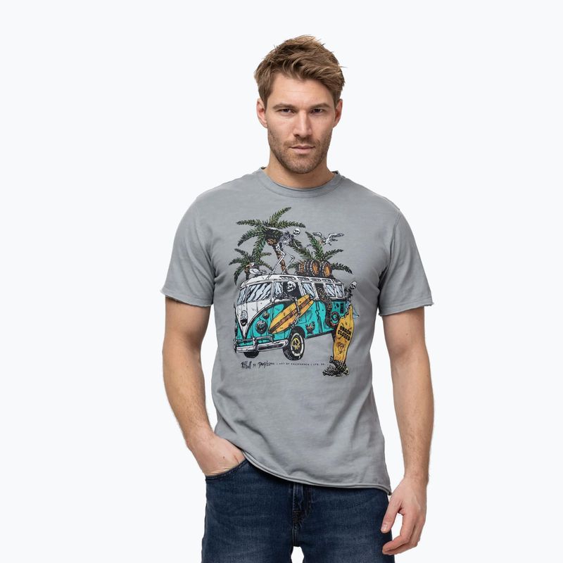 Tricou pentru bărbați Pitbull Open Beach grey