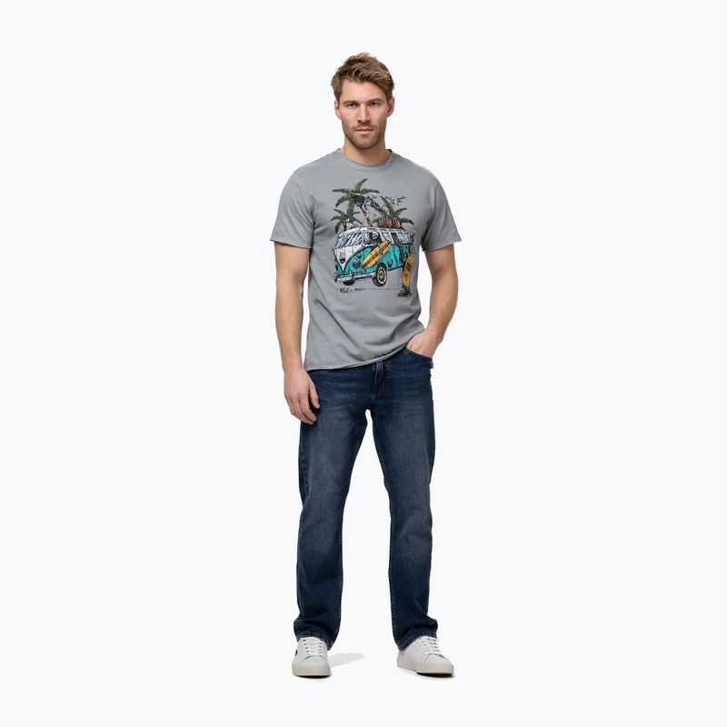 Tricou pentru bărbați Pitbull Open Beach grey 2