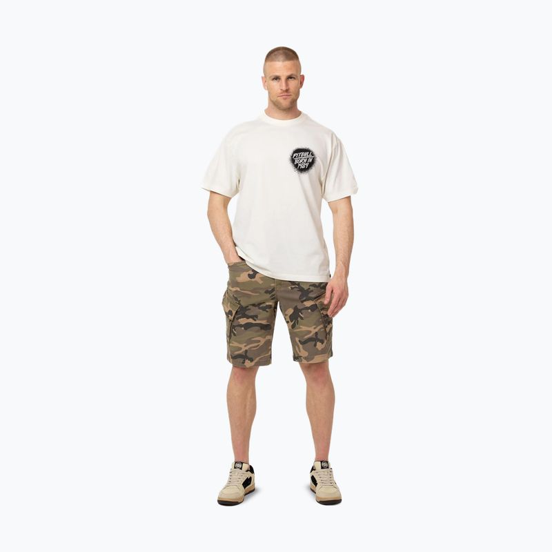 Tricou pentru bărbați Pitbull Graffiti off white 2