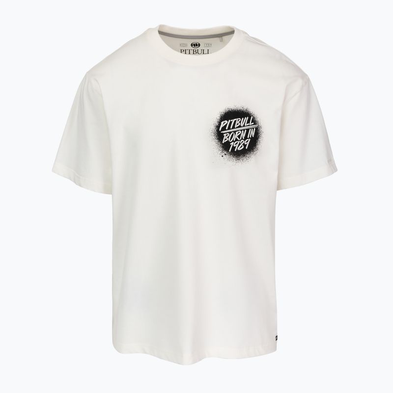 Tricou pentru bărbați Pitbull Graffiti off white