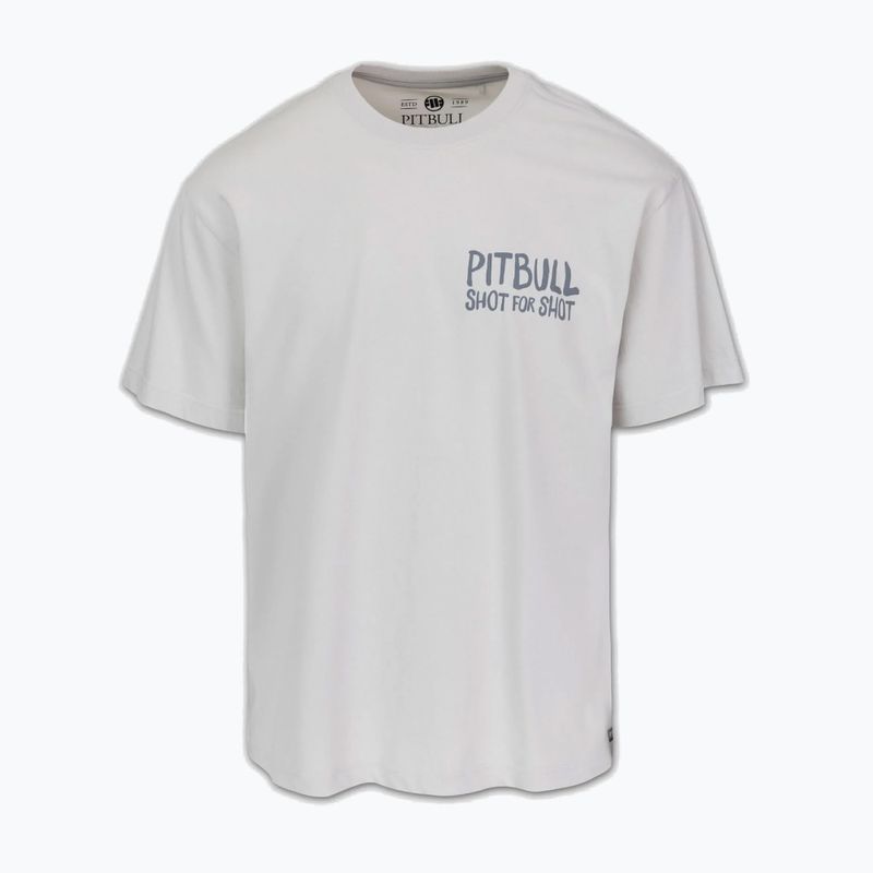 Tricou pentru bărbați Pitbull Shot For Shot white/blue