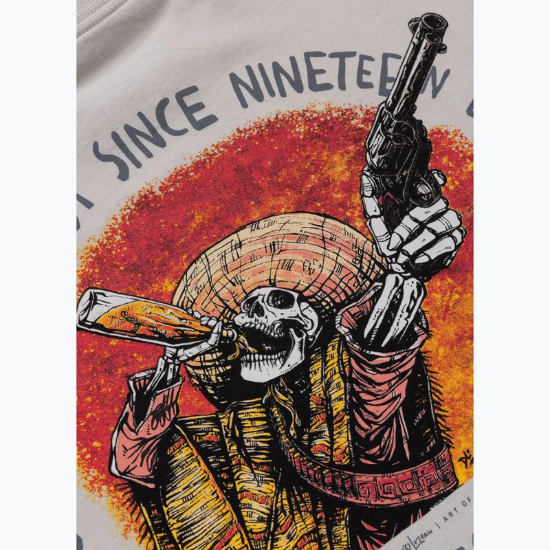 Tricou pentru bărbați Pitbull Shot For Shot white/blue 5