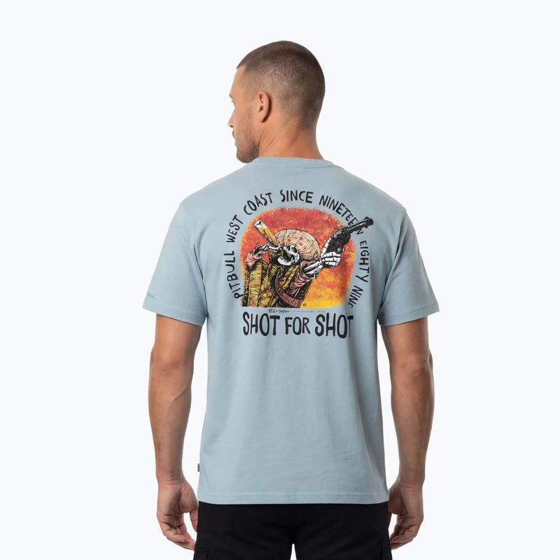 Tricou pentru bărbați Pitbull Shot For Shot blue 3