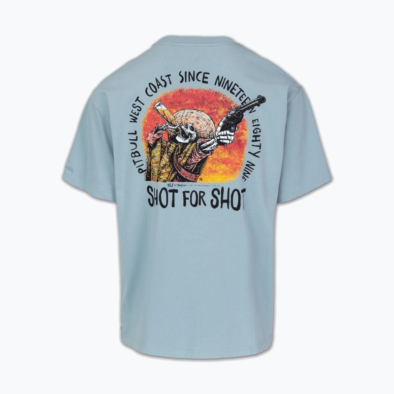Tricou pentru bărbați Pitbull Shot For Shot blue 2