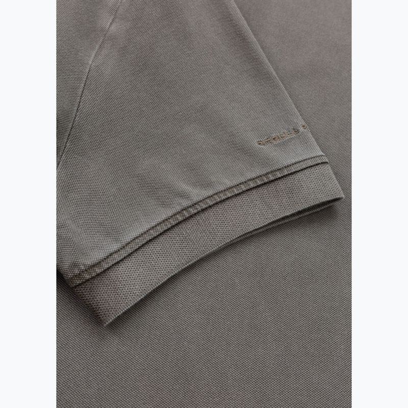 Tricou polo pentru bărbați Pitbull Washed Polo dark brown 5