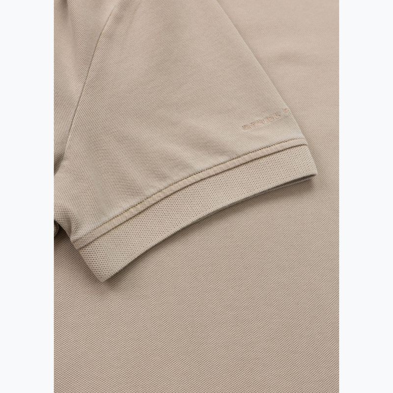 Tricou polo pentru bărbați Pitbull Washed Polo pale sand 5