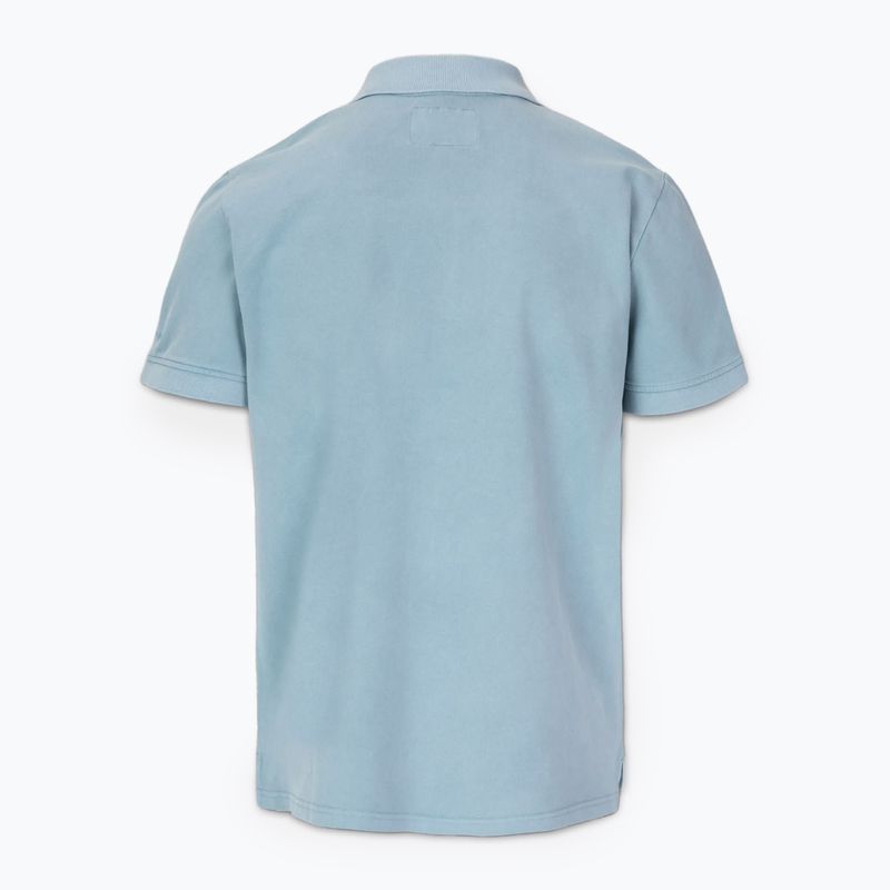 Tricou polo pentru bărbați Pitbull Washed Polo washed blue 2