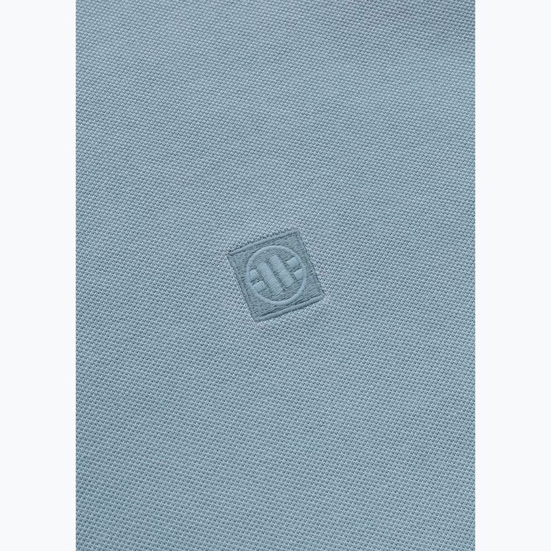 Tricou polo pentru bărbați Pitbull Washed Polo washed blue 4