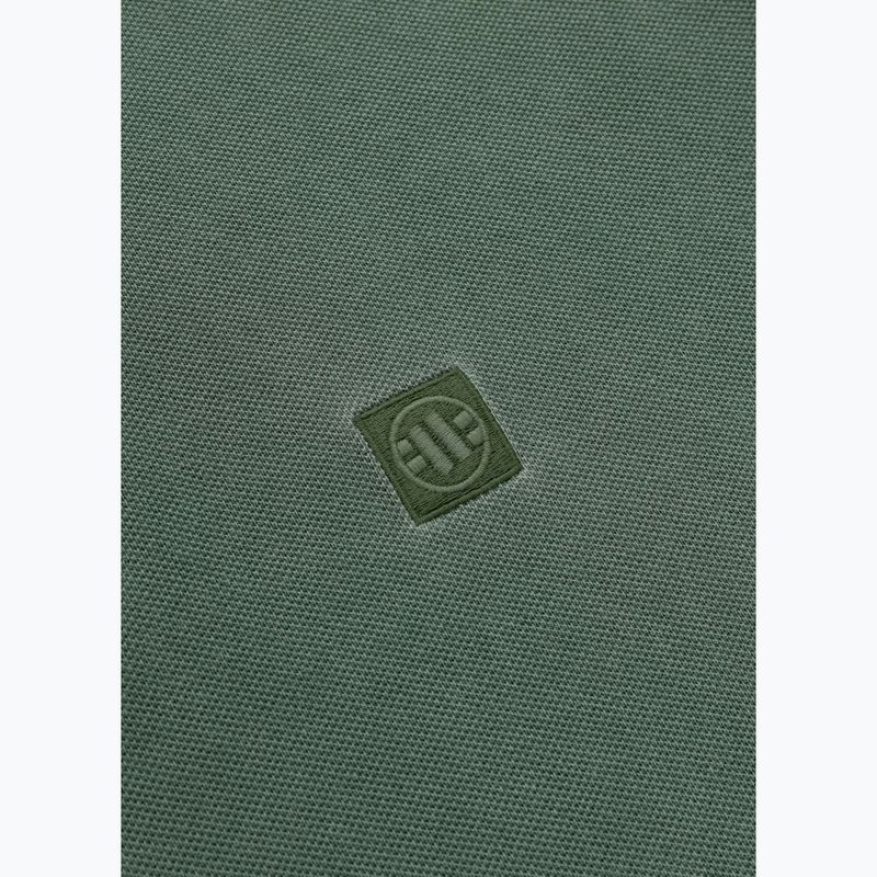 Tricou polo pentru bărbați Pitbull Washed Polo sage green 4