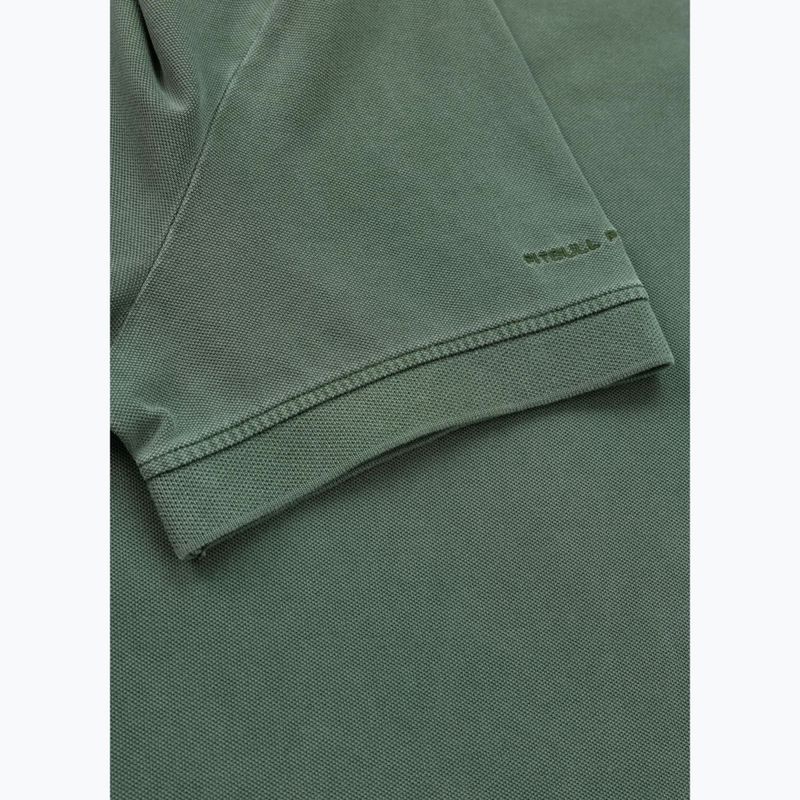 Tricou polo pentru bărbați Pitbull Washed Polo sage green 5