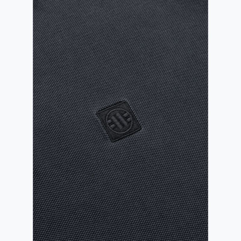 Tricou polo pentru bărbați Pitbull Washed Polo dark graphite 4