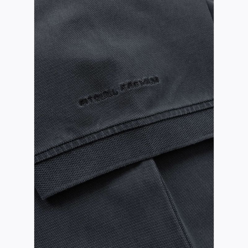 Tricou polo pentru bărbați Pitbull Washed Polo dark graphite 6