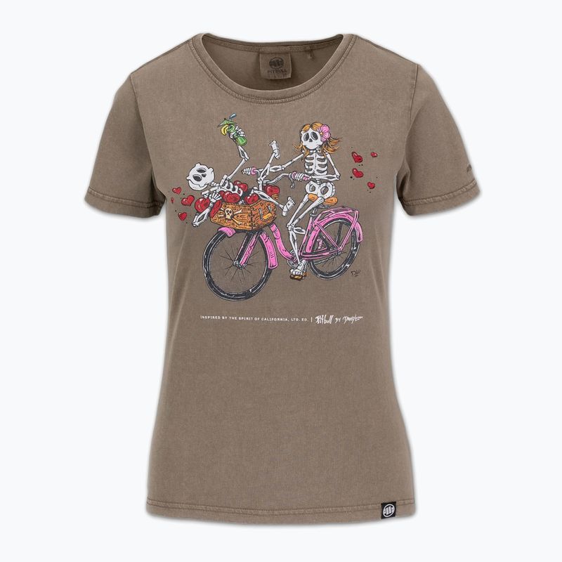 Tricou pentru femei Pitbull Cruisinandboozin dark brown 4