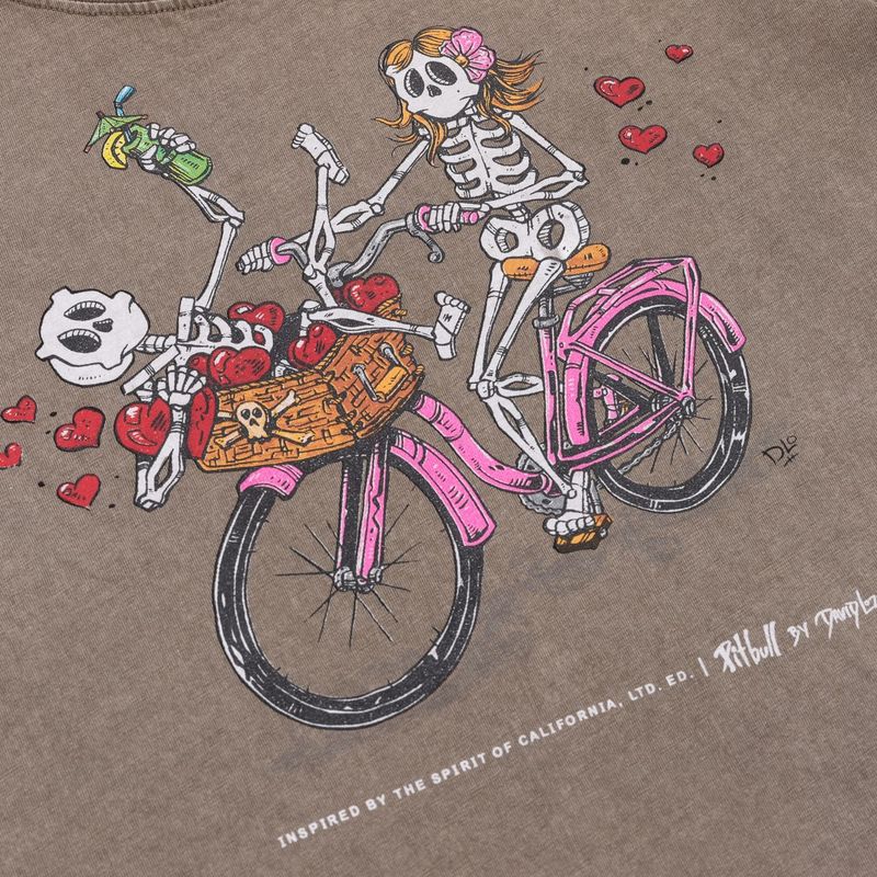 Tricou pentru femei Pitbull Cruisinandboozin dark brown 7