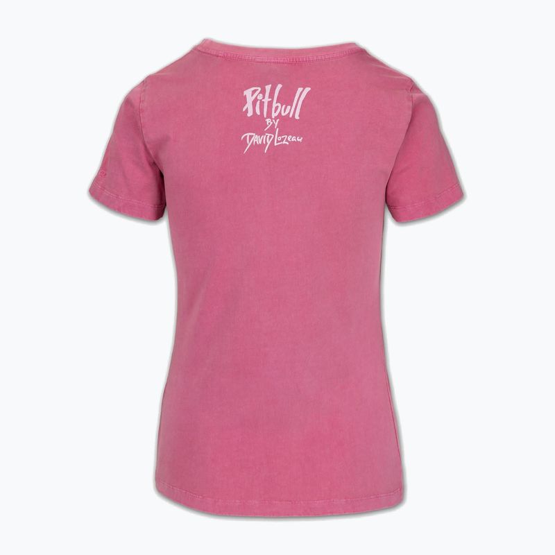 Tricou pentru bărbați Pitbull Doubletrouble washed pink 2