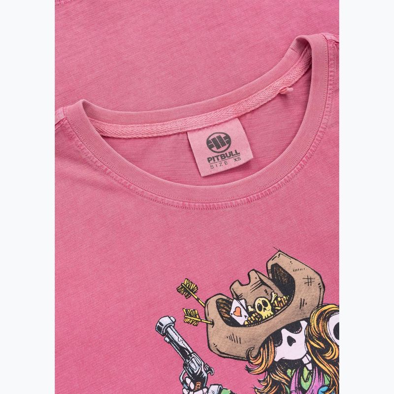 Tricou pentru bărbați Pitbull Doubletrouble washed pink 3