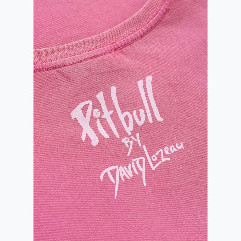 Tricou pentru bărbați Pitbull Doubletrouble washed pink 6