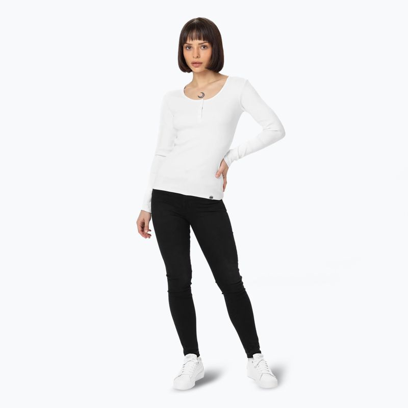 Longsleeve pentru femei Pitbull Rib white 2