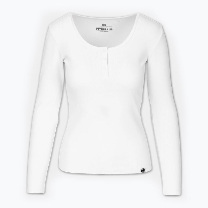 Longsleeve pentru femei Pitbull Rib white 4