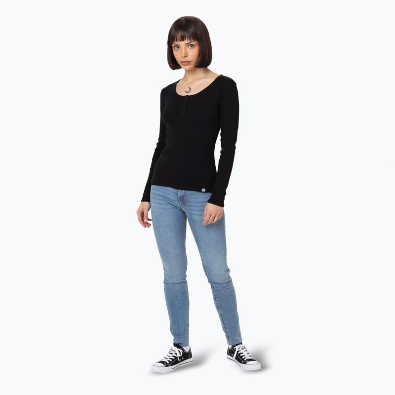 Longsleeve pentru femei Pitbull Rib black 2