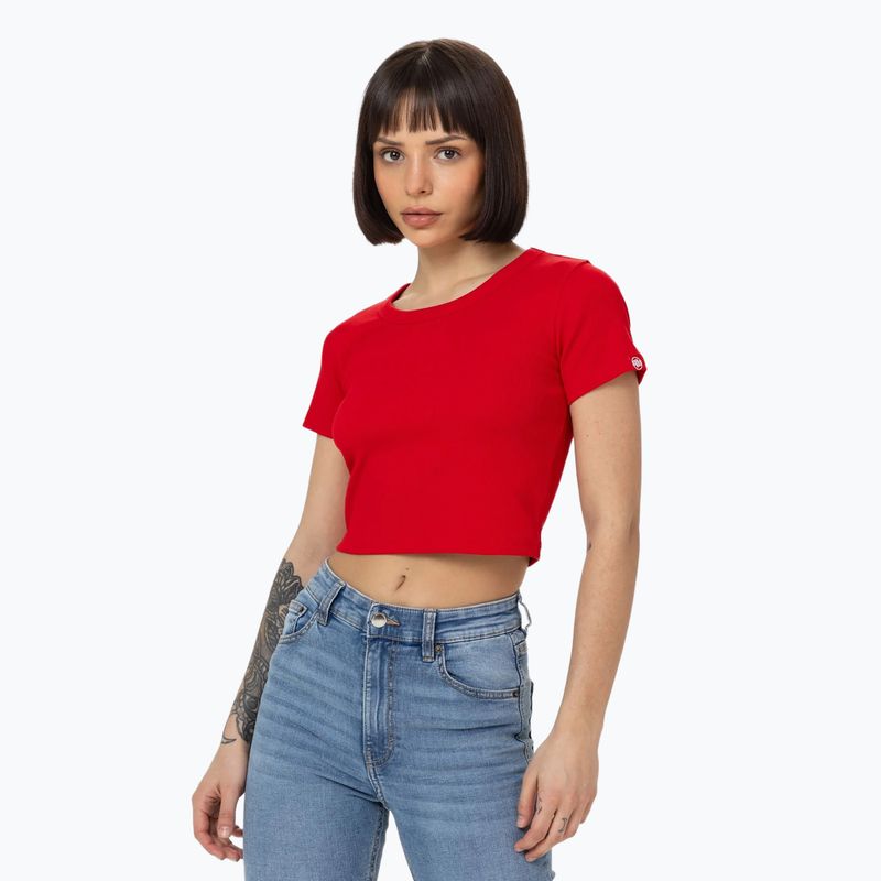 Tricou pentru femei Pitbull Cropped red 4