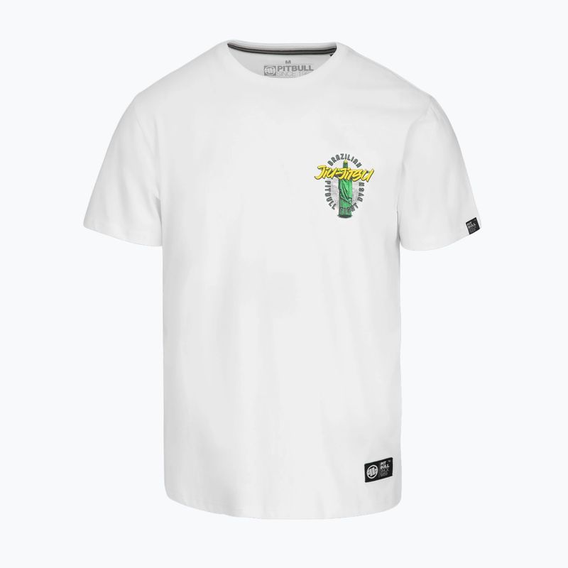 Pitbull BJJ FIGHT DVSN bărbați tricou alb