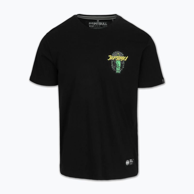 Pitbull BJJ FIGHT DVSN bărbați tricou negru