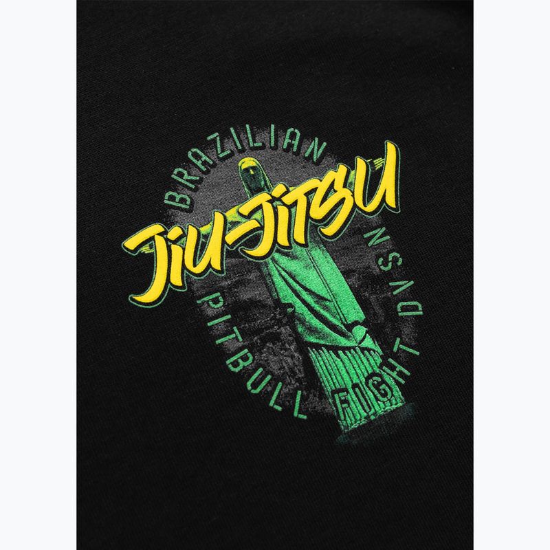Pitbull BJJ FIGHT DVSN bărbați tricou negru 4